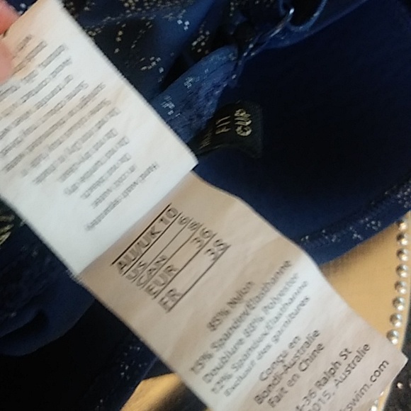 Blue And Silver Slimming Swimsuit By Nip Tuck. Size 6 - Picture 16 of 17